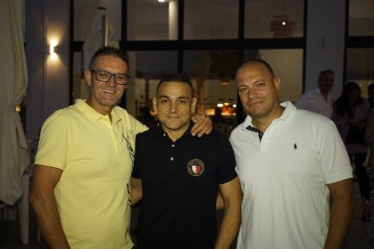 Manolo Bernabé, de Murial, Gabriel Olivencia, de Gaobe, Sergio López, de Dialcon.