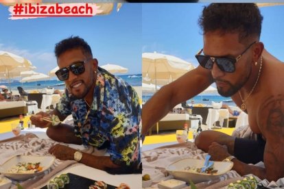 El brasileño Dyego Sousa en Ibiza.