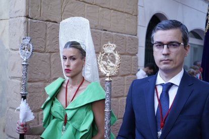 Procesión de la Patrona por el casco antiguo veratense.