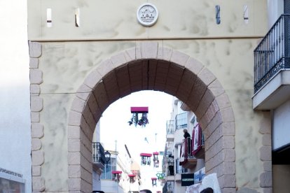 Procesión de la Patrona por el casco antiguo veratense.