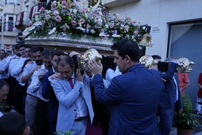 Procesión de la Patrona por el casco antiguo veratense.