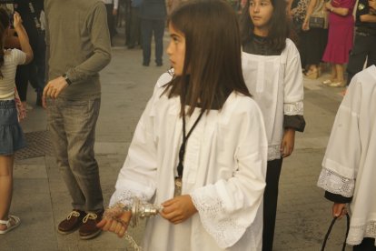 Procesión de la Patrona por el casco antiguo veratense.