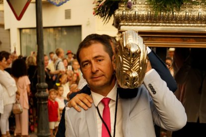 Procesión de la Patrona por el casco antiguo veratense.