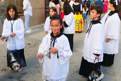 Procesión de la Patrona por el casco antiguo veratense.
