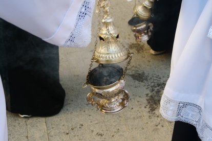 Procesión de la Patrona por el casco antiguo veratense.