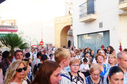 Procesión de la Patrona por el casco antiguo veratense.