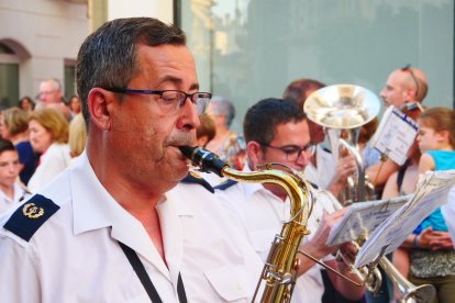 Procesión de la Patrona por el casco antiguo veratense.