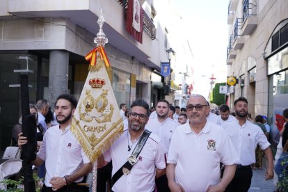 Procesión de la Patrona por el casco antiguo veratense.