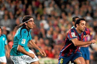 Aquel marcaje de Chico a Xavi en la temporada (2009-10).