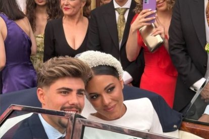 En el coche después de darse el \