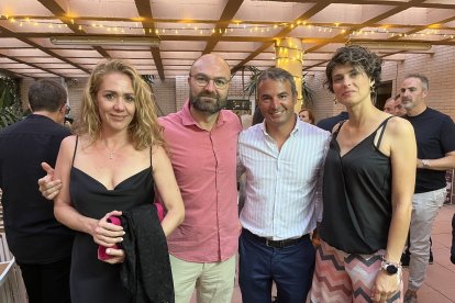 María Tocino, Pablo Escribano, David Ramírez y María del Mar García