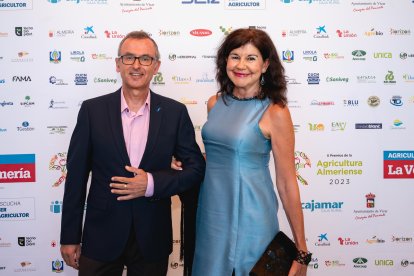 José Manuel González, de la Escuela Agraria Vícar, y Estrella Moles.