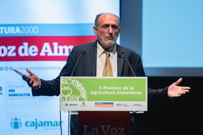 Jacinto Castillo abrió el acto de los décimos Premios de la Agricultura.