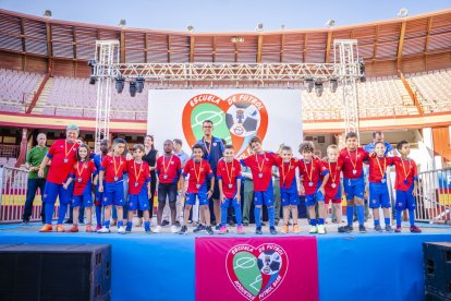 Las medallas para los más pequeños.