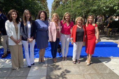 Representación femenina en las candidaturas del PP almeriense.