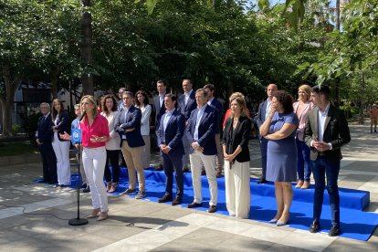 Acto del PP en la Rambla.
