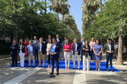Intervención del presidente provincial del PP.