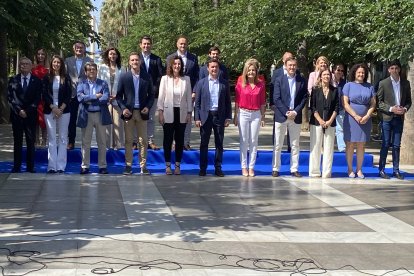 El PP de Almería, en plena precampaña.