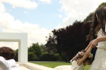 Diversión en el bautizo de Bianca.