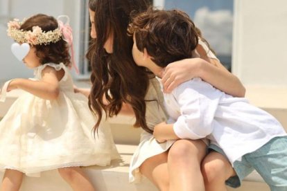 Familiar imagen compartida por la modelo venezolana.