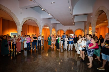 Inauguración de la exposición.