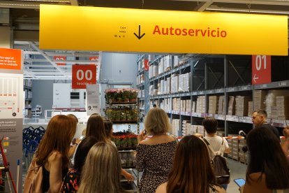 Zona de autoservicio.