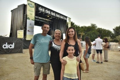 María Blanes junto a su familia llegaron desde Almería Capital.