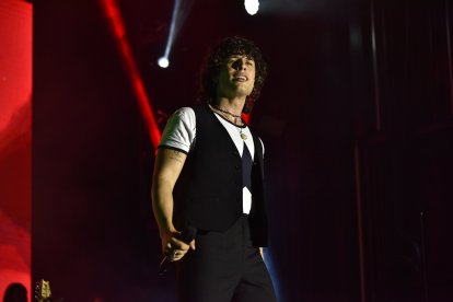 Leo Rizzi durante su actuación.