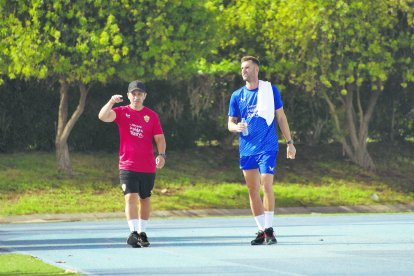 Leo Baptistao salió al Anexo para hacer un trabajo especial.