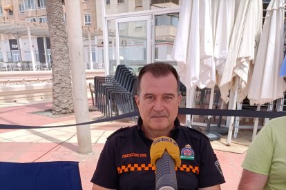 Rafael Bernal coordinador de protección civil del Ayuntamiento de Almería 