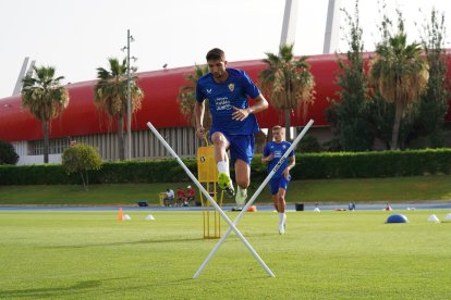 Edgar en acción en el campo Anexo.