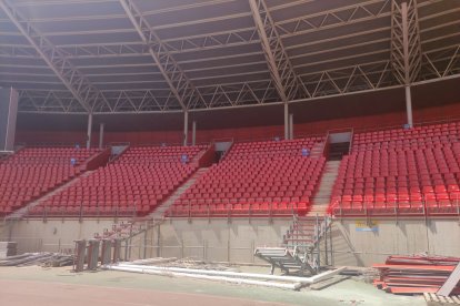 Escaleras que antes daban acceso a las supletorias.