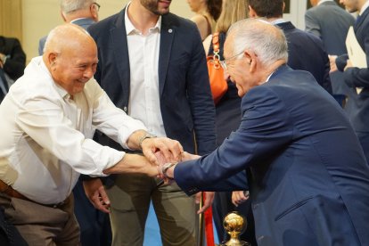 Juan Padilla, alcalde de Benitagla, y Gabriel Amat, de Roquetas.