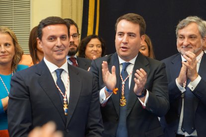 Javier A. García, investido nuevamente como presidente de la Diputación Provincial.