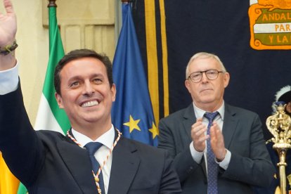 Javier A. García, investido nuevamente como presidente de la Diputación Provincial.