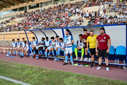 El banquillo del Poli El Ejido, que inicia el curso con ilusión.