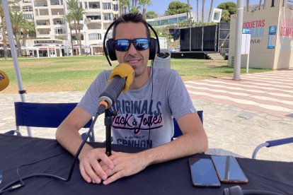 Fran García durante el programa