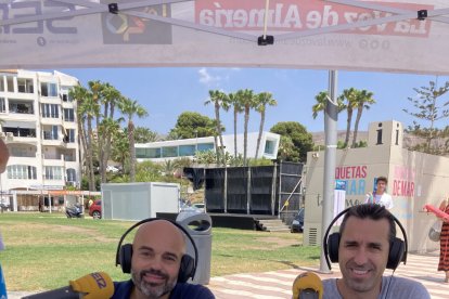Fran García con Valentín Sola, presidente de la FAAM