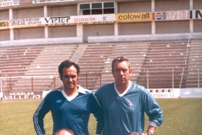 Con Pepe Morales, Maguregui y Miguel Cubillo.