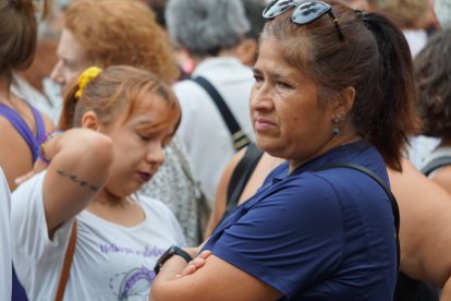 Concentración en el Mirador de la Rambla contra el asesinato machista cometido en Pescadería este lunes.
