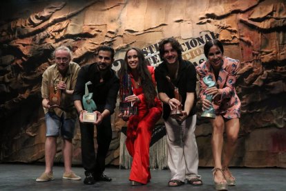 Ganadores del Festival del Cante de las Minas.