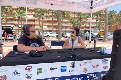 Cristina Milia en su entrevista con Alfredo Casas