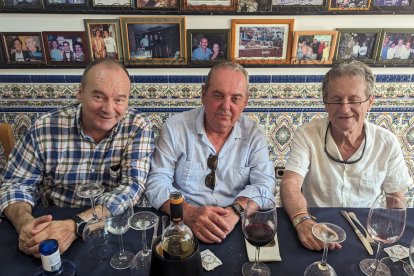 Jorge Artero,  Juan Luis López Ortega y Juan Hernández.