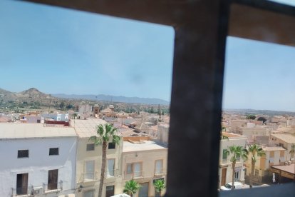 Vistas desde el Castillo del Marqués de los Vélez que han visitado antes de la comida.