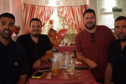 Guille, Mario, Jesús y Marcos