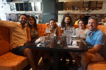 Lino León, Concha Gómez-Angulo, Lorena Verde, Andrés Llorente, Elisabet García y José Andrés Pérez.