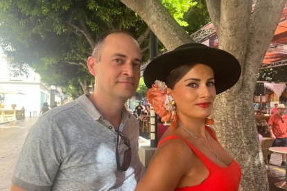 Tania y Javi de Fondón y Almería posan así de guapos para LA VOZ.