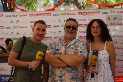 Raúl Ramos, Alfredo Casas y Claudia Solera