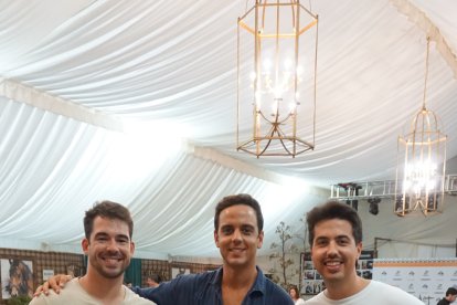 Jesús López-Cuadra, Manuel Fernández y José Rodríguez.