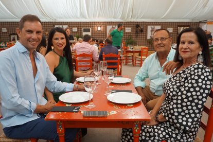 Juani Baños, Dolores Sánchez, Juan Baños y Javier Arrebola.